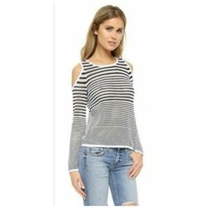 Rag & Bone‎ Cold Shoulder Striped Knit Top Blouse XS